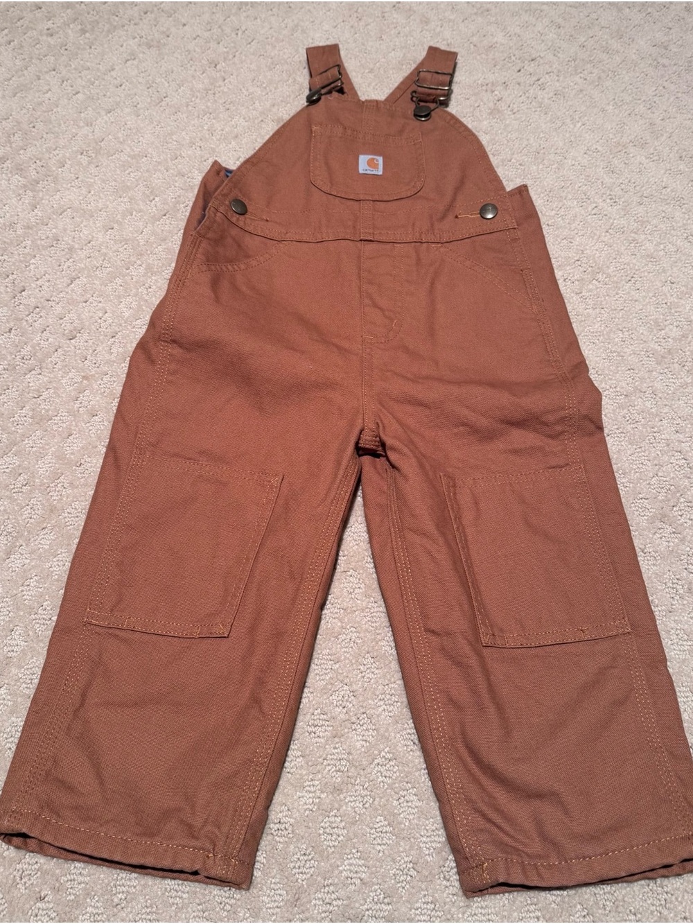 Carhartt Brown Kids Overalls